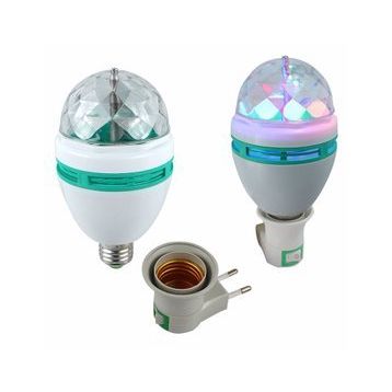 Powermaster PM-14620 Animasyonlu Renkli E27 Dönen Lamba