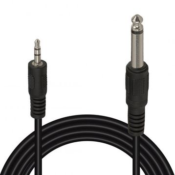 Powermaster PM-15917 6.3 mm Gitar To 3.5 mm Stereo 140 cm Ara Kablo
