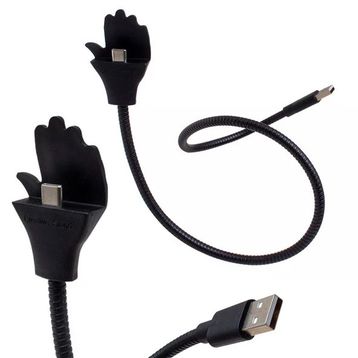 Powermaster PM-1667 Type-C-Usb Girişli Akrobatik Telefon Tutucu