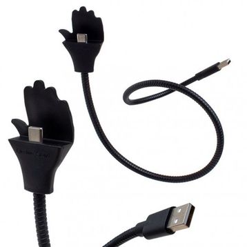 Powermaster PM-1667 Type-C-Usb Girişli Akrobatik Telefon Tutucu