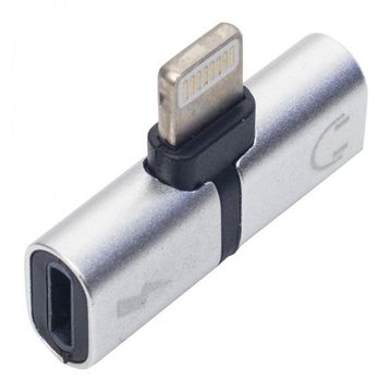 Powermaster PM-18316 İPhone Lightning Şarj Kulaklık Çevirici Adaptör