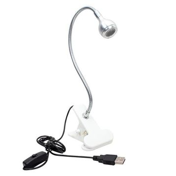 Powermaster PM-20042 COB LED Akrobat Mandallı USB 6500K Beyaz Masa Lambası