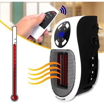 Powermaster PM-20327 500W Priz Tipi Uzaktan Kumandalı Taşınabilir Isıtıcı