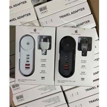 Powermaster PM-20659 25W 2 Type-C + 2 USB Şarj Adaptörü