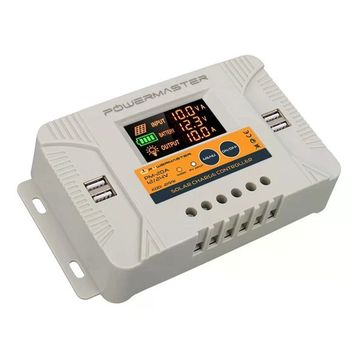 Powermaster Pm-20A 12V-24V 20 Amper 4 Usb Çıkışlı Dijital Ekranlı Solar Şarj Regülatörü