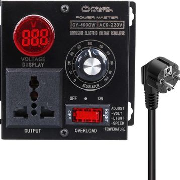 Powermaster PM-21013 10-100V AC 4000W 15A Voltaj Regülatör