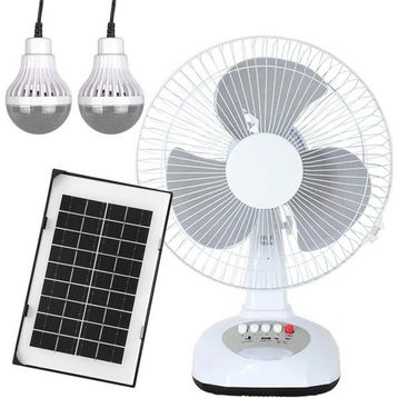 Powermaster PM-22009 3 Kademeli Şarjlı Solarlı Fan Vantilatör