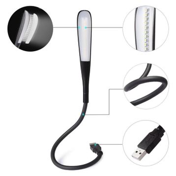 Powermaster PM-24561 14 Ledli Siyah Esnek USB Led Lamba
