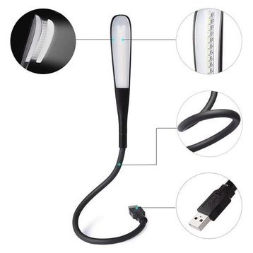 Powermaster PM-24561 14 Ledli Siyah Esnek USB Led Lamba
