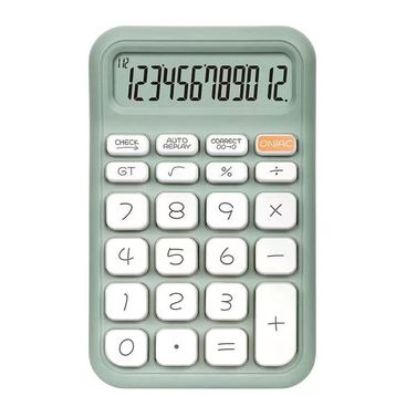 Powermaster PM-25410 Yeşil 150x90 mm Beyaz Tuş 12 Haneli Hesap Makinesi