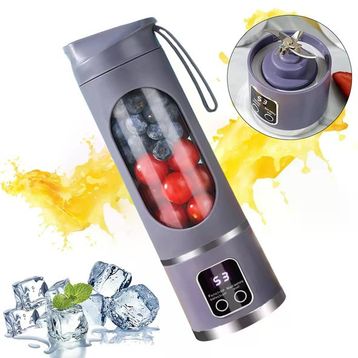 Powermaster PM-25965 Taşınabilir Dijital Ekranlı Meyve Sıkacağı Şarjlı Blender
