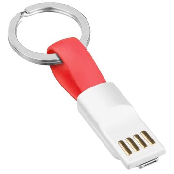 Powermaster PM-26061 2in1 Type C Lightning Mini USB Şarj Kablosu Anahtarlık