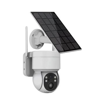 Powermaster PM-26196 4 MP 1080P Icsee Solar Güneş Panelli Dış Mekan WIFI IP Kamera