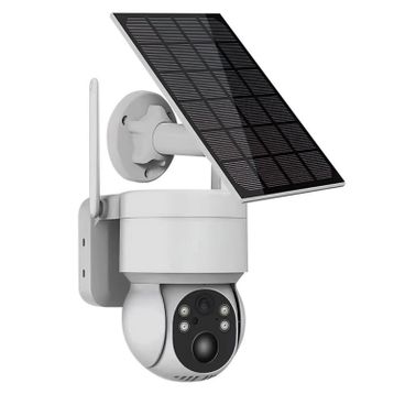 Powermaster PM-26196 4 MP 1080P Icsee Solar Güneş Panelli Dış Mekan WIFI IP Kamera