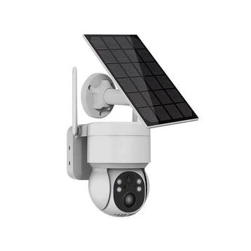 Powermaster PM-26196 4 MP 1080P Icsee Solar Güneş Panelli Dış Mekan WIFI IP Kamera