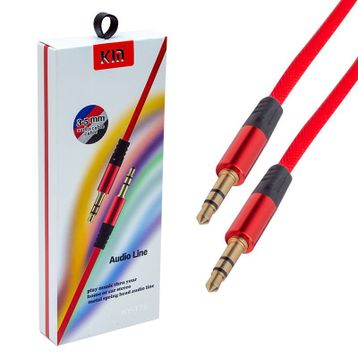Powermaster PM-3777 3.5 mm Erkek Erkek Kırmızı Stereo Aux Kablo