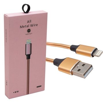 Powermaster PM-3800 Metal Lightning Şarj Kablosu