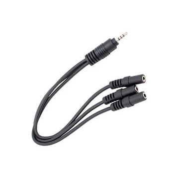Powermaster PM-4871 3 Port 3.5 mm Splitter Kulaklık Mikrofon Çoklayıcı Çevirici Dönüştürücü Adaptör