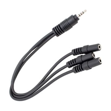 Powermaster PM-4871 3 Port 3.5 mm Splitter Kulaklık Mikrofon Çoklayıcı Çevirici Dönüştürücü Adaptör