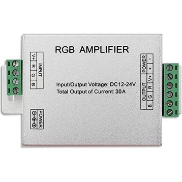 Powermaster PM-4877 12V-24V 30 Amper LED RGB Amplifier