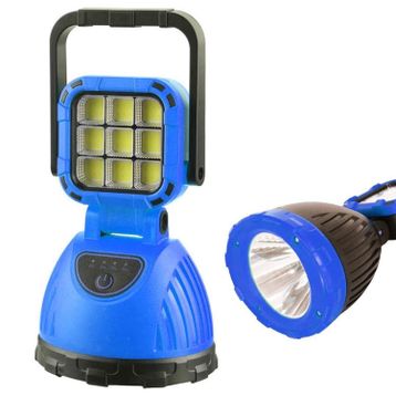 Powermaster PM-8033C 6 Modlu 9 Cob Ledli Solar Şarjlı Acil Durum Işıldak