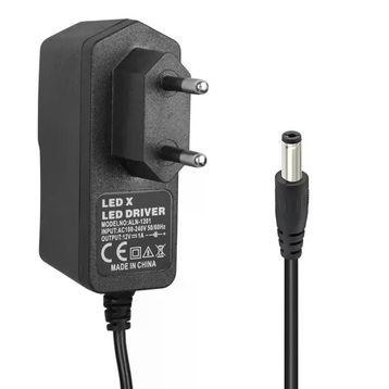 Powermaster Pm-8118 12 Volt - 1 Amper 5.5x2.5 mm Uçlu Plastik Kasa Priz Tipi Adaptör