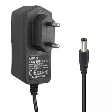 Powermaster Pm-8118 12 Volt - 1 Amper 5.5x2.5 mm Uçlu Plastik Kasa Priz Tipi Adaptör