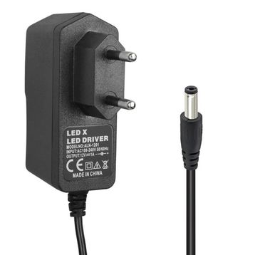 Powermaster Pm-8118 12 Volt - 1 Amper 5.5x2.5 mm Uçlu Plastik Kasa Priz Tipi Adaptör