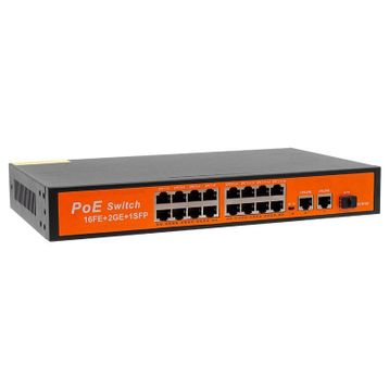 Powermaster POE16FE+2GE+1SFP 300W 10/100/1000 Mbps Ethernet Switch