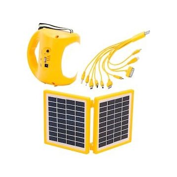 Powermaster Radyolu Şarjlı Solar Aydınlatma Seti