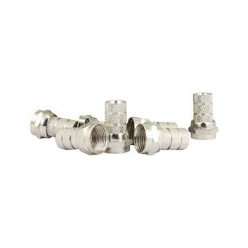 Powermaster RG58 için İnce 100'lü Paket F Konnektör Mini Kablo