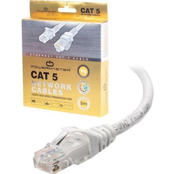 Powermaster RJ45 5 mt Ethernet Kablosu