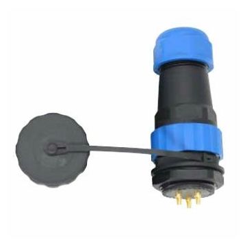 Powermaster SD28 28 mm 3 Pin Erkek Dişi Yuvarlak Su Geçirmez Konnektör