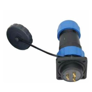 Powermaster SD28 3 Pin 28 mm Su Geçirmez Dörtgen Konnektör