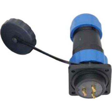 Powermaster SD28 3 Pin 28 mm Su Geçirmez Dörtgen Konnektör