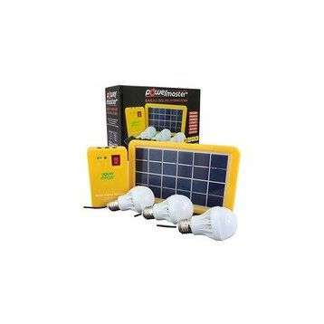 Powermaster Seti Çok Uçlu 3 Ampullü Solar Aydınlatma