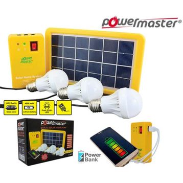 Powermaster Seti Çok Uçlu 3 Ampullü Solar Aydınlatma
