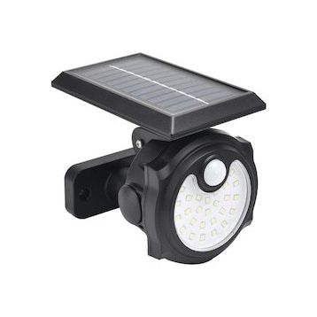 Powermaster SH-1705A 26 Ledli Sensörlü 3 Modlu Solar İndiksiyon Duvar Lambası
