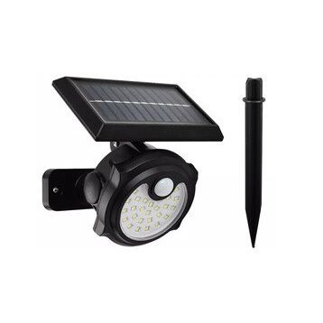 Powermaster SH-1705A 26 Ledli Sensörlü 3 Modlu Solar İndiksiyon Duvar Lambası