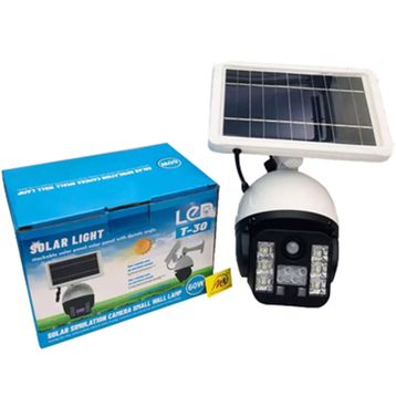 Powermaster T-30 Solar Panelli Hareket Sensörlü Ledli Maket Kamera