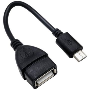Powermaster USB 15 cm Micro USB OTG Data Kablosu