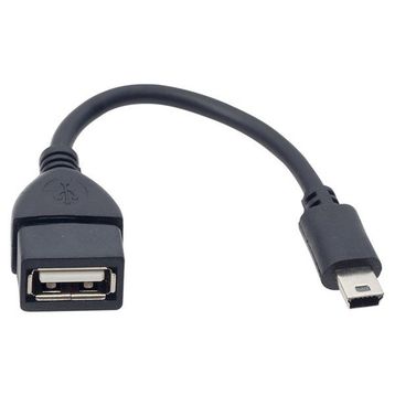 Powermaster USB 15 cm Mini 5P OTG Data Kablosu