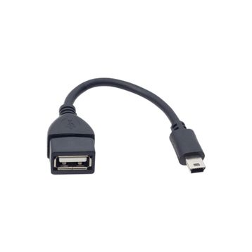Powermaster USB 15 cm Mini 5P OTG Data Kablosu