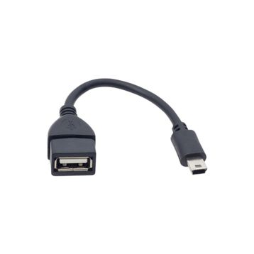 Powermaster USB 15 cm Mini 5P OTG Data Kablosu