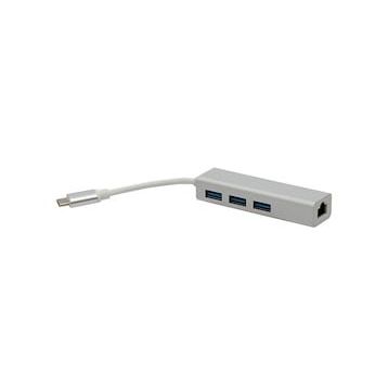 Powermaster Usb Type-C 3.0 3 Port Hub Gigabit Ethernet Adaptör
