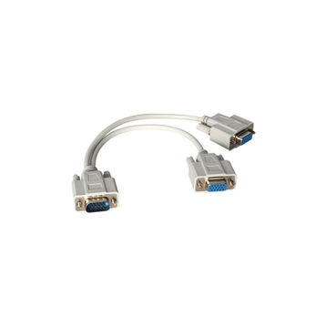 Powermaster Vga To 2 Vga 30 cm Kablo
