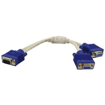 Powermaster Vga To 2 Vga 30 cm Kablo