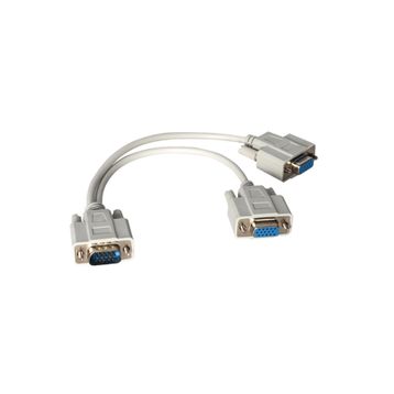 Powermaster Vga To 2 Vga 30 cm Kablo