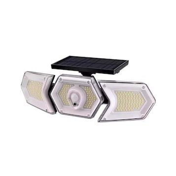 Powermaster W774A Solar Güneş Enerjili Geniş Açılı Çift Kanatlı 254 SMD Ledli 3 Modlu Beyaz İndüksiyon Lambası