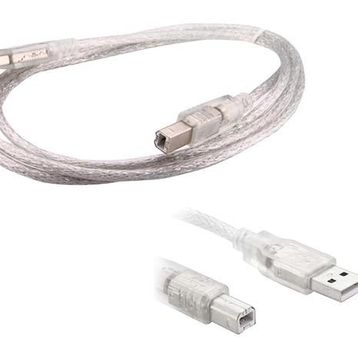 Powermaster Yazıcı 2.0 Şeffaf 3 m Usb Kablo